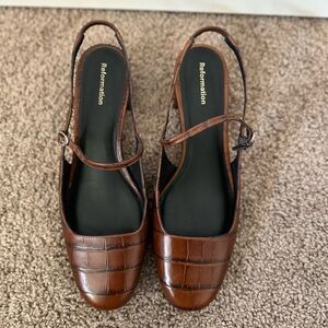 Reformation Maddox Slingback Heel